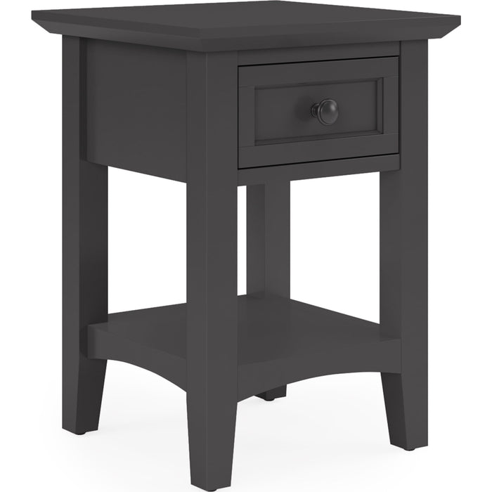 Modus Furniture Grace One Drawer Drink Table in Raven 655450509056 PNRB22D Image 2