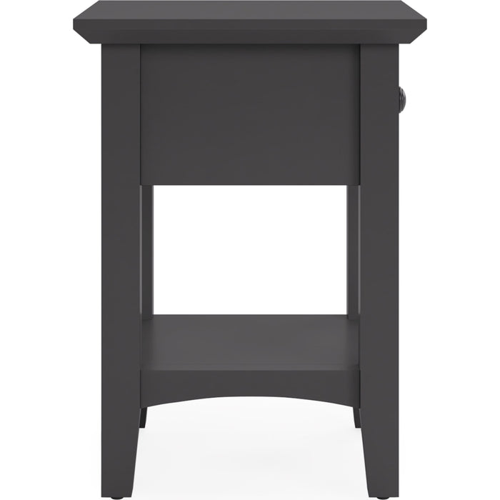 Modus Furniture Grace One Drawer Drink Table in Raven 655450509056 PNRB22D Image 4