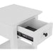 Modus Furniture Grace One Drawer Drink Table in Snowfall 655450509087 PNRA22D Image 3