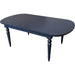 Modus Furniture Grace Oval Extension Dining Table in Blueberry 655450519178 PNKX60 Image 4