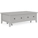 Modus Furniture Grace Rectangle Coffee Tbl  El Gry 655450488566 PNKG21 Image 3