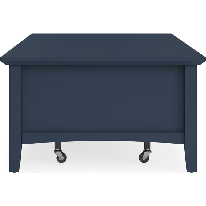 Modus Furniture Grace Rectangular Two Drawer Coffee Table in Blueberry 655450488559 PNKX21 Image 4