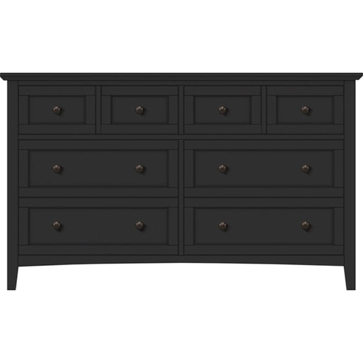 Modus Furniture Grace Six Drawer Dresser in Raven Black 655450507977 PNRB82B Main Image