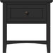 Modus Furniture Grace Small Nightstnd Raven 655450508028 PNRB81B Main Image