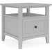 Modus Furniture Grace Square End Tbl  El Gry 655450488597 PNKG22 Image 2
