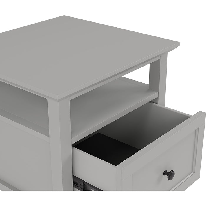 Modus Furniture Grace Square End Tbl  El Gry 655450488597 PNKG22 Image 3