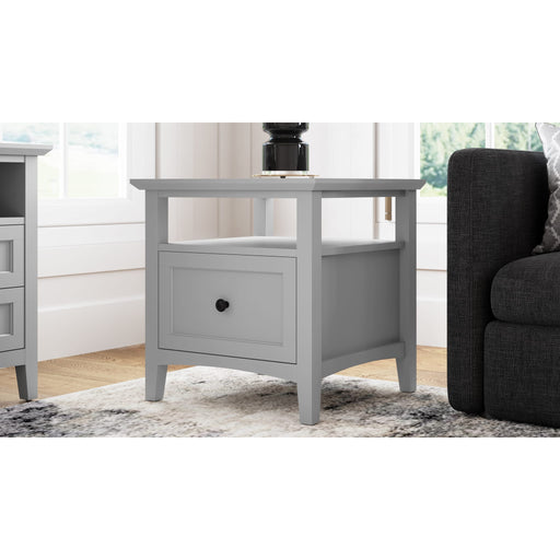 Modus Furniture Grace Square End Tbl  El Gry 655450488597 PNKG22 Main Image