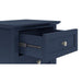Modus Grace Three Drawer Nightstand in BlueberryImage 4
