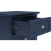 Modus Furniture Grace Three Drawer Nightstand in Blueberry 655450413391 PNKX81 Image 4