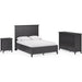 Modus Furniture Grace Three Drawer Nightstand in Raven Black 655450408861 PNRB81 Image 10