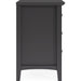 Modus Furniture Grace Three Drawer Nightstand in Raven Black 655450408861 PNRB81 Image 3