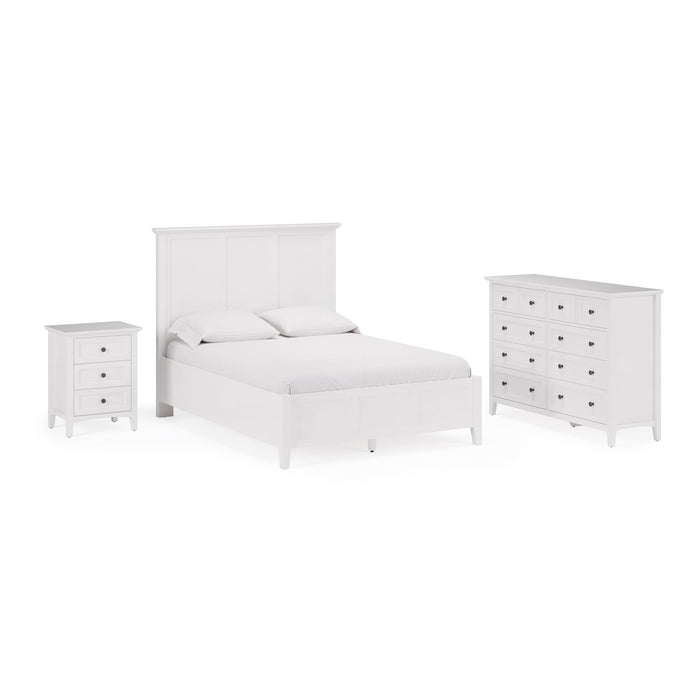 Modus Grace Three Drawer Nightstand in Snowfall WhiteImage 11