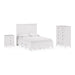 Modus Grace Three Drawer Nightstand in Snowfall WhiteImage 13