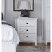 Modus Furniture Grace Three Drawer Nightstand in Snowfall White 655450408441 PNRA81 Image 6