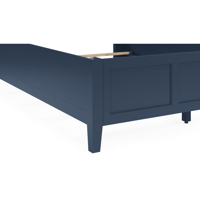 Modus Grace Three Panel Bed in Blueberry Image 4