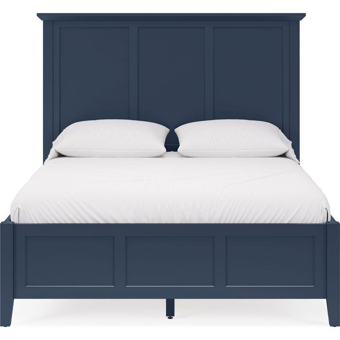 Modus Furniture Grace Three Panel Bed in Blueberry  PNKXL  Image 1