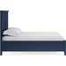 Modus Furniture Grace Three Panel Bed in Blueberry  PNKXL  Image 3
