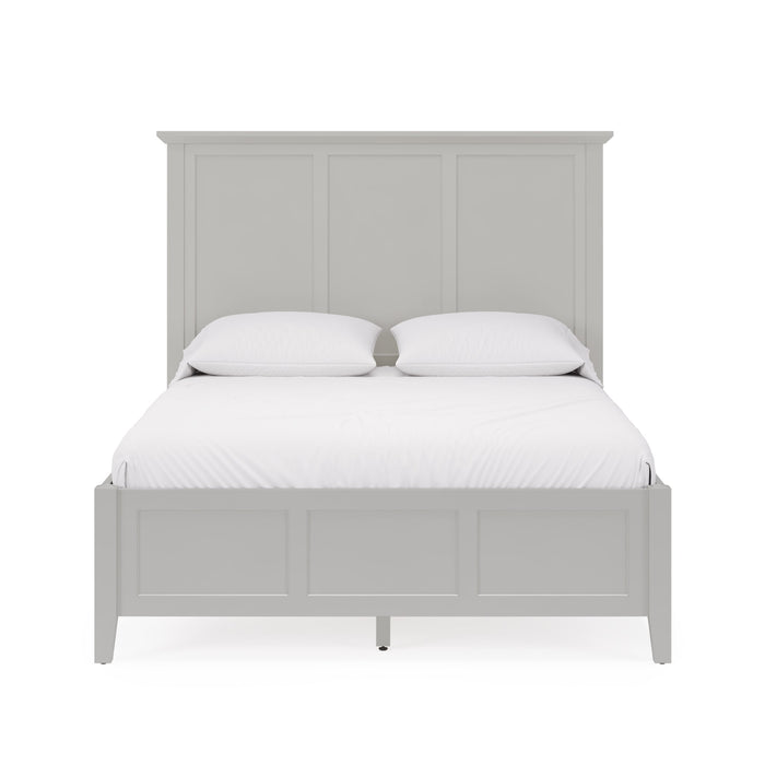 Modus Grace Three Panel Bed in Elephant GreyImage 1