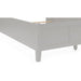 Modus Grace Three Panel Bed in Elephant Grey Image 4