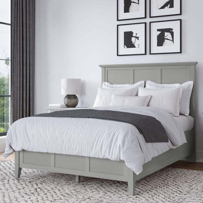 Modus Grace Three Panel Bed in Elephant Grey Main Image