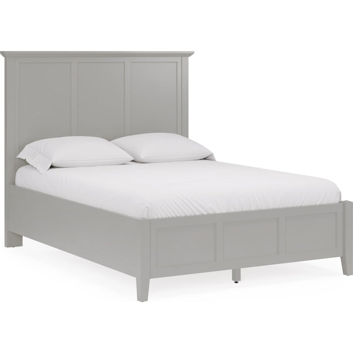 Modus Furniture Grace Three Panel Bed in Elephant Grey  PNKGL  Image 2