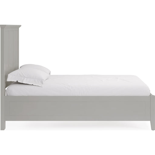 Modus Furniture Grace Three Panel Bed in Elephant Grey  PNKGL  Image 3