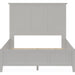 Modus Furniture Grace Three Panel Bed in Elephant Grey  PNKGL  Image 5