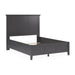 Modus Grace Three Panel Bed in Raven Black Image 1
