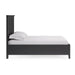 Modus Grace Three Panel Bed in Raven Black Image 3