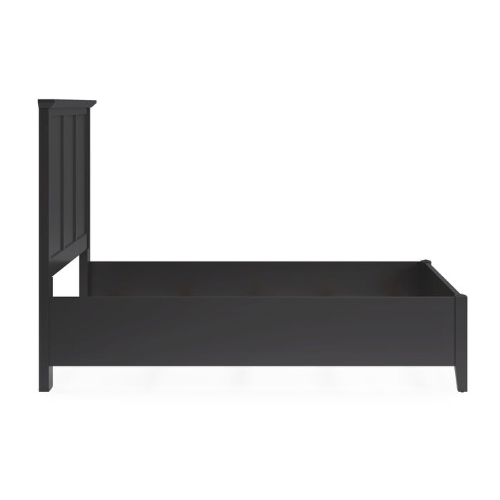 Modus Grace Three Panel Bed in Raven Black Image 6
