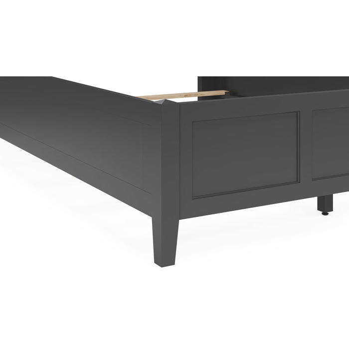 Modus Grace Three Panel Bed in Raven Black Image 7