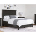 Modus Grace Three Panel Bed in Raven Black Main Image