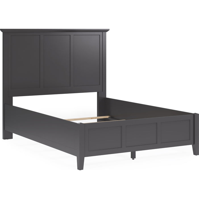 Modus Furniture Grace Three Panel Bed in Raven Black  PNRBL  Image 1
