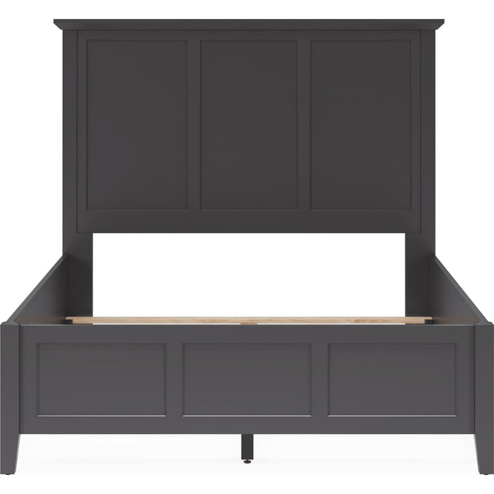 Modus Furniture Grace Three Panel Bed in Raven Black  PNRBL  Image 5