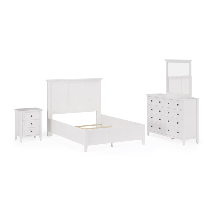 Modus Grace Three Panel Bed in Snowfall WhiteImage 11