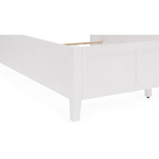 Modus Grace Three Panel Bed in Snowfall White Image 1