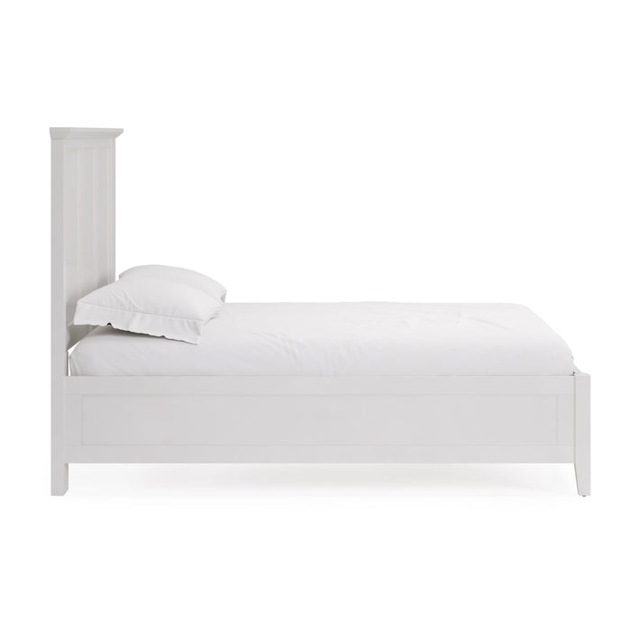 Modus Grace Three Panel Bed in Snowfall White Image 3