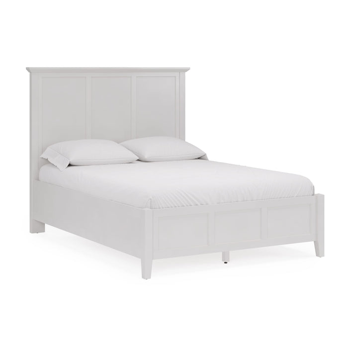 Modus Grace Three Panel Bed in Snowfall WhiteImage 4