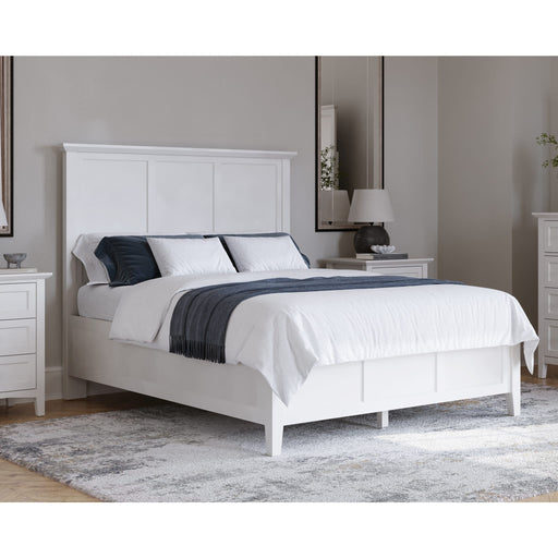 Modus Grace Three Panel Bed in Snowfall WhiteMain Image