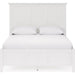 Modus Furniture Grace Three Panel Bed in Snowfall White  PNRAL  Image 2