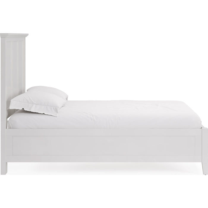Modus Furniture Grace Three Panel Bed in Snowfall White  PNRAL  Image 3