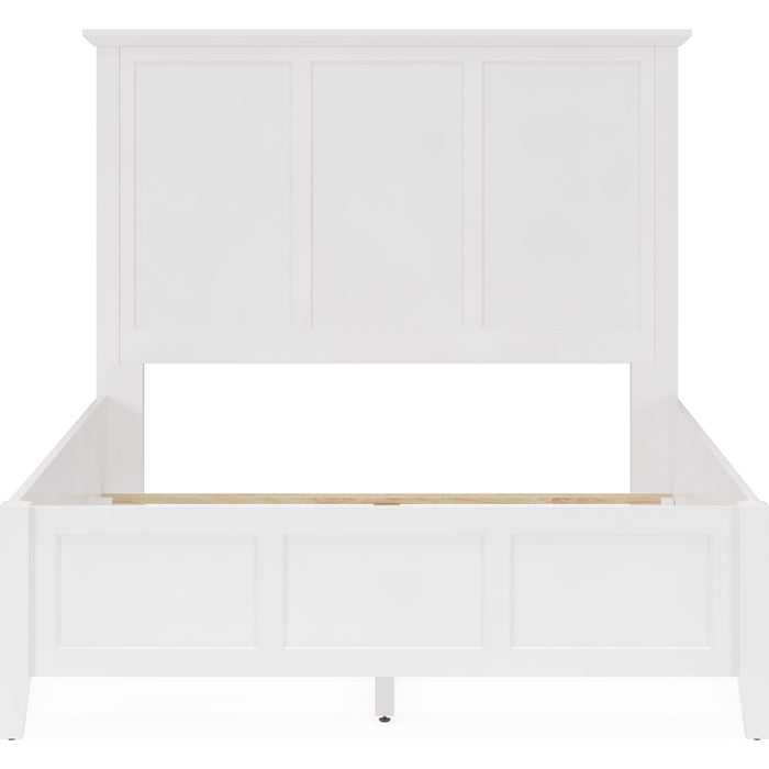 Modus Furniture Grace Three Panel Bed in Snowfall White  PNRAL  Image 5