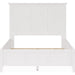 Modus Furniture Grace Three Panel Bed in Snowfall White  PNRAL  Image 5