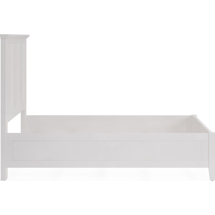 Modus Furniture Grace Three Panel Bed in Snowfall White  PNRAL  Image 6