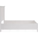 Modus Furniture Grace Three Panel Bed in Snowfall White  PNRAL  Image 6