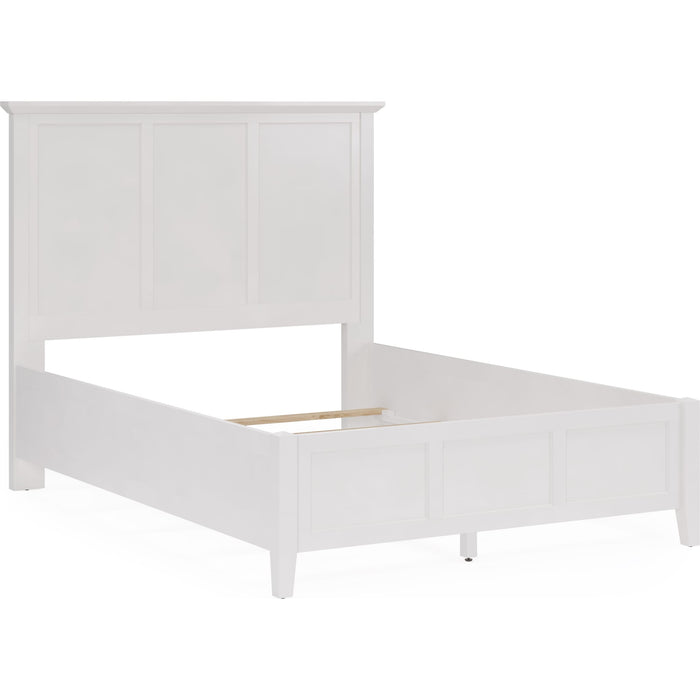 Modus Furniture Grace Three Panel Bed in Snowfall White  PNRAL  Image 7