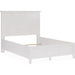 Modus Furniture Grace Three Panel Bed in Snowfall White  PNRAL  Image 7
