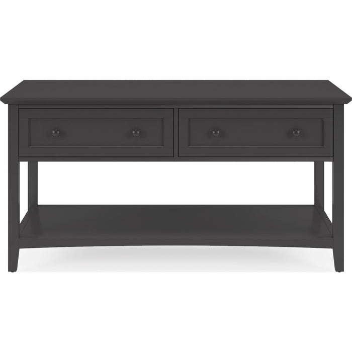 Modus Furniture Grace Two Drawer Console Table in Raven 655450509001 PNRB23 Image 1