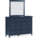 Modus Furniture Grace Wall or Dresser Mirror in Blueberry 655450413414 PNKX83 Image 7