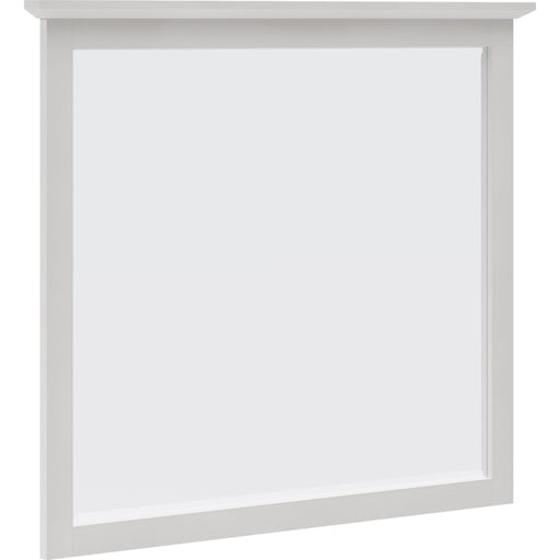 Modus Furniture Grace Wall or Dresser Mirror in Snowfall White 655450408465 PNRA83 Image 1
